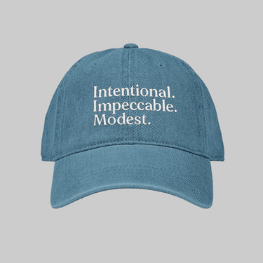 Denim Hat with Embroidery – Trendy and Stylish Casual Cap - Modestly Vogue